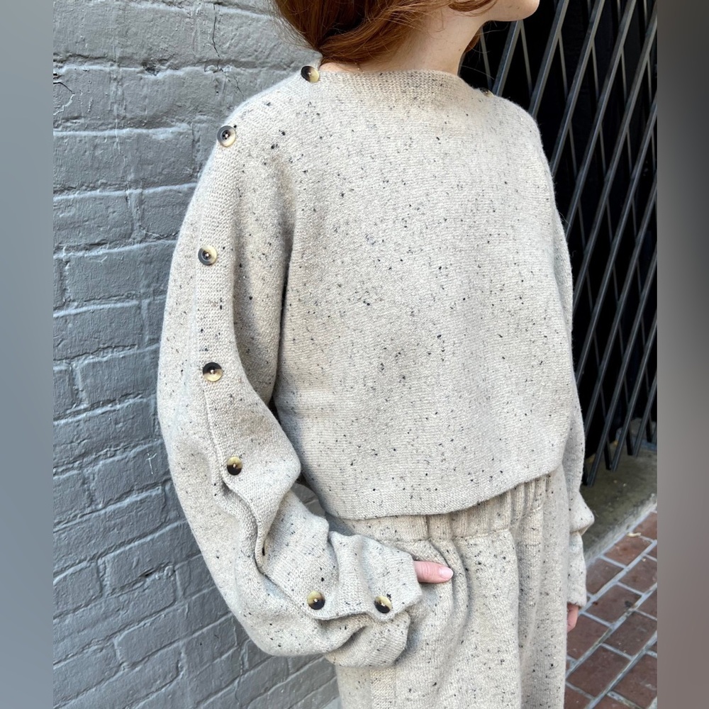 Lauren Manoogian button sleeve sweater